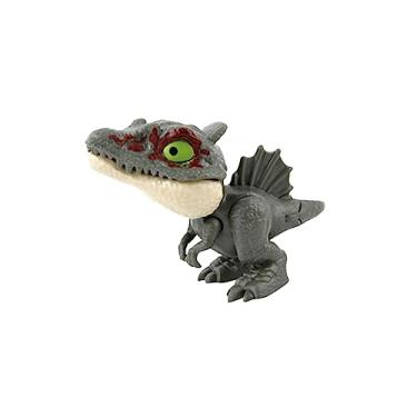 Imagem de Luwecf Brinquedo de Dinossauro Mordedor de Dedo, Fantoche de Dinossauro de Mão com Articulações Flexíveis, Figura de ação Interativa para Enchimentos de Cest, espinossauro verde