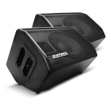 Imagem de Kit Caixa Ativa + Passiva Datrel Monitor Retorno Palco 400W