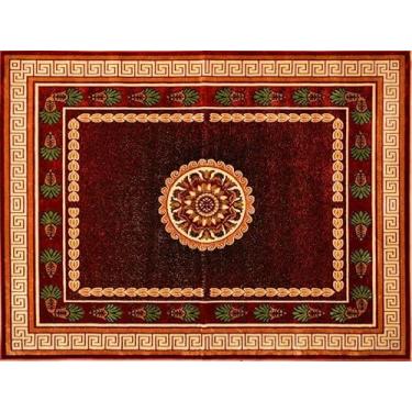 Imagem de Tapete Retangular Veludo Marbella Çagdas I Vermelho 248x350 cm