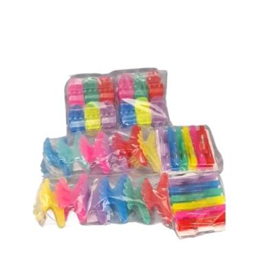 Imagem de kit 60 acessórios de piranhas bico de pato presilha salão tridente prendedor de cabelo(Bebe Ceifo)