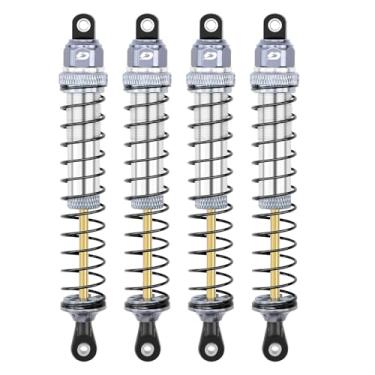 Imagem de DashRC Conjunto de amortecedor de óleo RC, 4 peças de amortecedor RC para caminhão rastreador 1/10 TRX4 SCX10 D90 UTB10 RBX10 GEN7 GEN8 peças de atualização