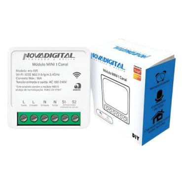 Imagem de Módulo Mini ZigBee 1CH 10A Alexa Google Home SmartLife - NOVA DIGITAL