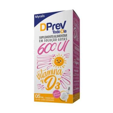 Imagem de Suplemento Alimentar DPrev Todo Dia 600ui Solução Gotas Sabor Frutas 5