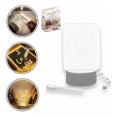 Imagem de Luminária Decorativa Quarto em Led de Escrever - DropJT