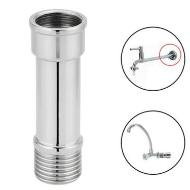 Imagem de Extensor Pronlogador Alongador Para Aumentar Torneira Em Metal Cromado