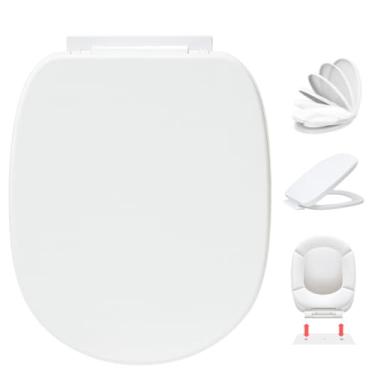 Imagem de Tampa de Privada Envolvente Com Descimento Suave E Retirá Fácil Higiênico Para Bacia Dona Beja Gold Santa Clara