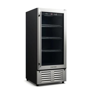 Imagem de Cervejeira Benmax Glass Door 100l Inox 110V - BEC100GD