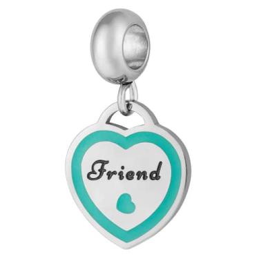Imagem de Berloque de Aço Link Friends Coleção Steel Dreams. - Convex