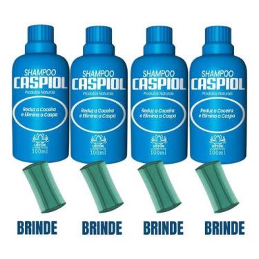 Imagem de Shampoo Anti-caspa Limpa Couro Cabeludo Piolho Lêndeas C/4 - USTOK COS