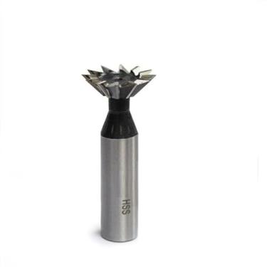 Imagem de WZFC Fresa de cauda de andorinha HSS Fresa de Extremidade HSS Fresa CNC Fresa, 1 peça 30 x 45 graus