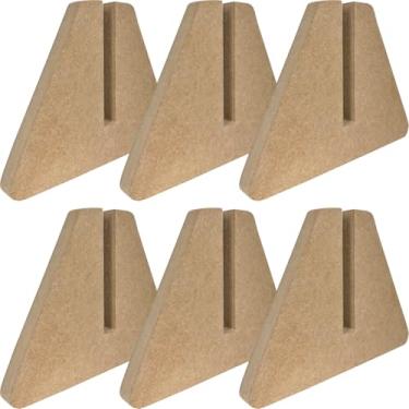 Imagem de Pés Para Biombo Divisória De Ambiente Em Mdf Cru 15mm De Abertura (6, Pés)