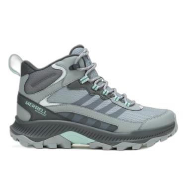 Imagem de Merrell Bota feminina Speed Strike 2 Mid impermeável para caminhada, Monumento, 5
