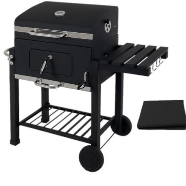 Imagem de Churrasqueira Americana Móvel Bafo a Carvão com Capa