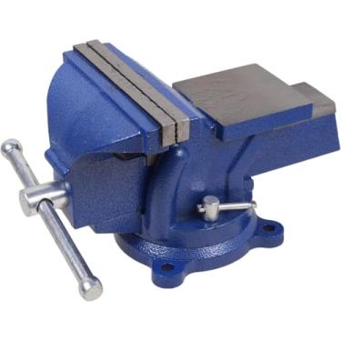 Imagem de Morsa Torno De Bancada N°5 Profissional Com Mordente Fixo, Torno/Morsa de Bancada 5''(125mm) Giratória, Torno/Morsa De Bancada 5' (125 Mm) Giratória