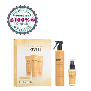 Imagem de Kit Home Care Com Leave-In Fluido E Reparador Trivitt 2023