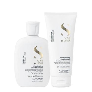 Imagem de Kit Alfaparf Semi Di Lino Diamond - Shampoo 250ml + Condicionador 200m