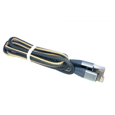 Imagem de Cabo De Dados Usb Reforçado Fleivel 3.1 A Iphone Cinza