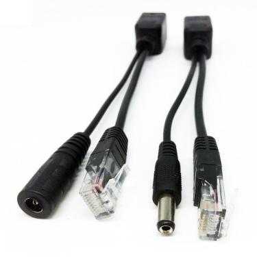 Imagem de Cabo Adaptador Poe Injetor Separador Para Cftv E Internet