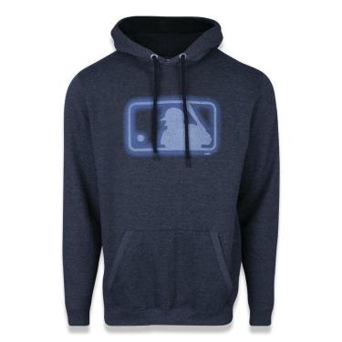 Imagem de Moletom New Era MLB Space Glow Logoman Cinza-Unissex
