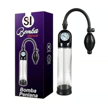 Imagem de Bomba Peniana Manual com Medidor de Pressão Maní´metro 30cm - SI 7297