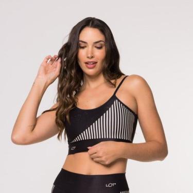 Imagem de Top Fitness Feminino Suplex Max Academia Varias Estampas - LOT FITNESS