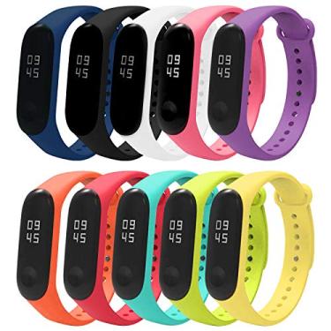 Imagem de Kit 10 pulseiras para miband 3 ou 4 -