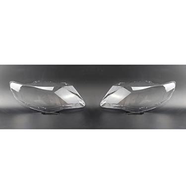Imagem de Capas para lentes de faróis de carro for VW Touarege 2007-2010 Car Headlight Cover Left Right Front Light Glass Clear Headlamp Shell
