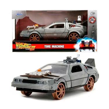 Imagem de Miniatura DeLorean De Volta Para O Futuro III Rail 1:32 Jada
