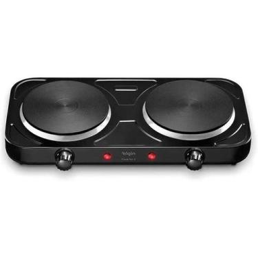 Imagem de Fogão Elétrico Portátil Elgin 2 Bocas 2000W Cook For 2 220V