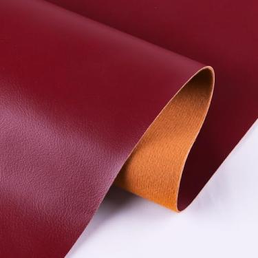 Imagem de Tecido de couro sintético para artesanato, tecido sintético macio de poliuretano estofado, projetos faça você mesmo para barco ao ar livre, cadeira de sofá de costura automotiva, corte individual de 1