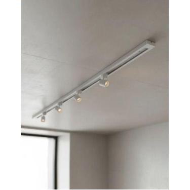 Imagem de Trilho Eletrificado 1,5m + 4 Spots 7w Led Minimalista Bivolt - Bela Ho