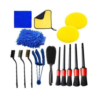 Imagem de Conjunto De Escovas Para Limpeza De Ventilação De Ar Automotivo Para D