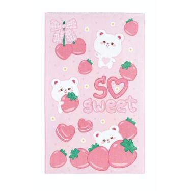 Imagem de Toalha de Banho Felpuda Morangos 2 Dohler