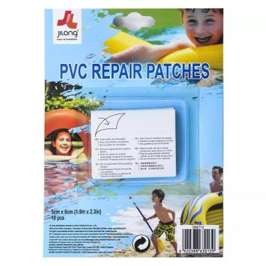 Imagem de Kit De Reparo 10 Adesivos Para Piscina Ou Colchão Inflável Jilong