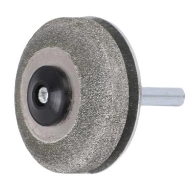 Imagem de Jectse Afiador de Lâmina de Diamante de Grão 100, Todo Em Metal, Cortador de Grama, Tesoura, Roda de Afiação Com Haste de 5 Mm, para Furadeira Elétrica, Trator de Gramado, Ferramentas