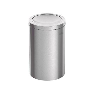 Imagem de Lixeira Tramontina Swing Basculante 20l Redonda Inox Acetinado Unica