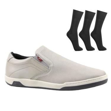 Imagem de Kit Sapatênis Ferracini Lexus Masculino + 3 Pares de Meias