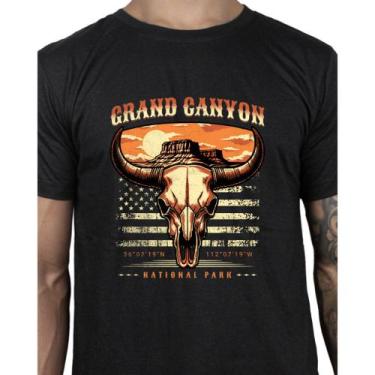 Imagem de Camiseta Estampa Grand Canyon Camisa Básica Country 100% Algodão - Pro