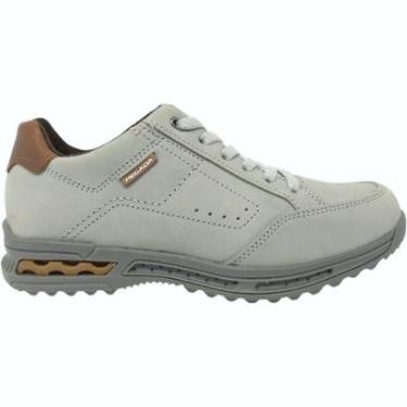 Imagem de Sapatênis Masculino Casual Dia a Dia Passeio Trabalho Calce Fácil em Couro Amortech Pegada 111803-Masculino