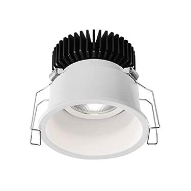 Imagem de LUOFDCLDDD Projetor, projetor de teto moderno Flush Led Monte Downlight, teto de alumínio cobertura do acessório de iluminação de destaque do ponto de luz, de estar corredor sala quarto simples