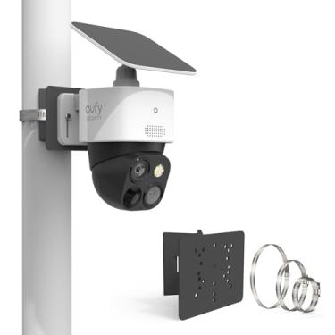 Imagem de Suporte para câmera PTZ, universalmente para câmera Eufy SoloCam S340/SoloCam E30, AOSU SolarCam D1 SE/Max, SEHMUA 2K/ Reolink Argus PT Camera, ANSQUE GU01/SA01, Tapo Outdoor Pan/Tilt e mais (preto)