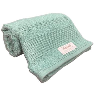 Imagem de Toalha de Rosto Fio Penteado Canelado 100% Algodão Macio - Appel Home (Verde Netuno)