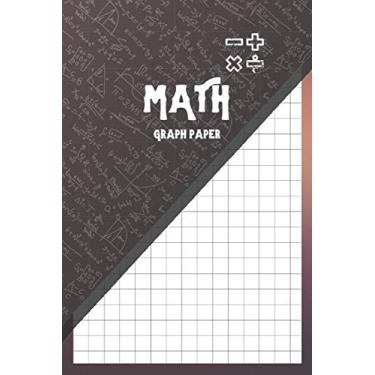 Imagem de Math Graph Paper: Graph Paper Composition Notebook, One Subject, Perfect size for school 6"x 9", 5x5 per inch, 110 Pages