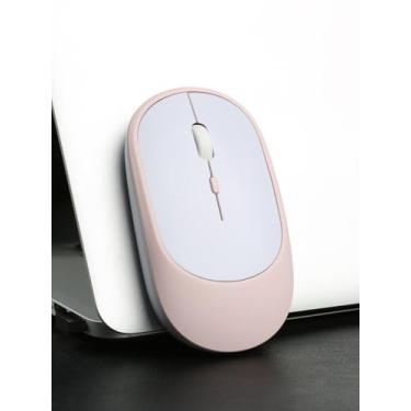 Imagem de Mouse sem fio, bateria de longa duração, nano receptor USB, leve e portátil, ideal para funcionários de escritório, mouse de 4 botões, para laptop, PC, Chromebook, Mac.