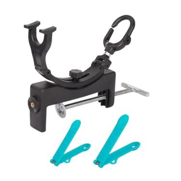 Imagem de harayaa Suporte para vara de pesca em barco, com instalação horizontal e vertical, ideal para canoas e iates.