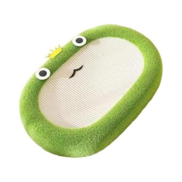 Imagem de WeiLaiKeQi Arranhador para gatos, oval, fofo, proteção para móveis, para gatos de interior, prancha de arranhar de sisal para gatinhos