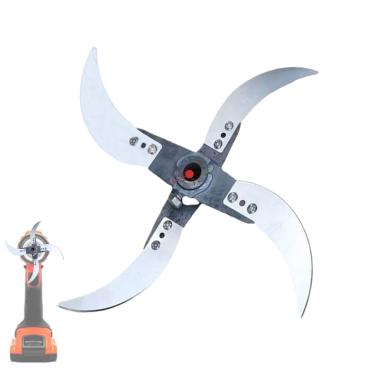 Imagem de Triturador de Relva Agrícola - Triturador de Hortícolas com Diâmetro Ajustável | Ferramentas com 12 Furos para Montagem em Quintal, Pátio, Relvado e Jardim