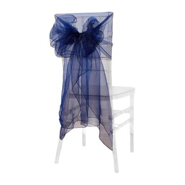 Imagem de Naroote Decoração de Casamento Cadeira Traseira Elegante Fio Conjunto para Banquetes e Casamentos Cadeira Arcos Faixas Brancas 10 Peças (160.09)