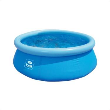 Imagem de Piscina Inflável Redonda 1.000 Litros PVC 1,68 M x 51 cm Cor Azul Com 