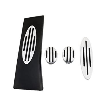 Imagem de MYMOCCY Adequado para Mini Cooper R52, R53, R55, R56, R57, R58, R59, F55, F56 Acessórios de pedal de descanso de pé de embreagem de freio a gás aço inoxidável (LHD)